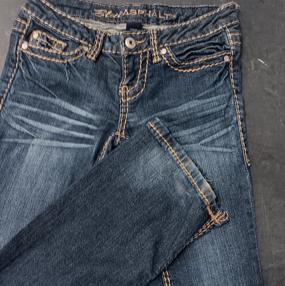Blue asphalt jeans